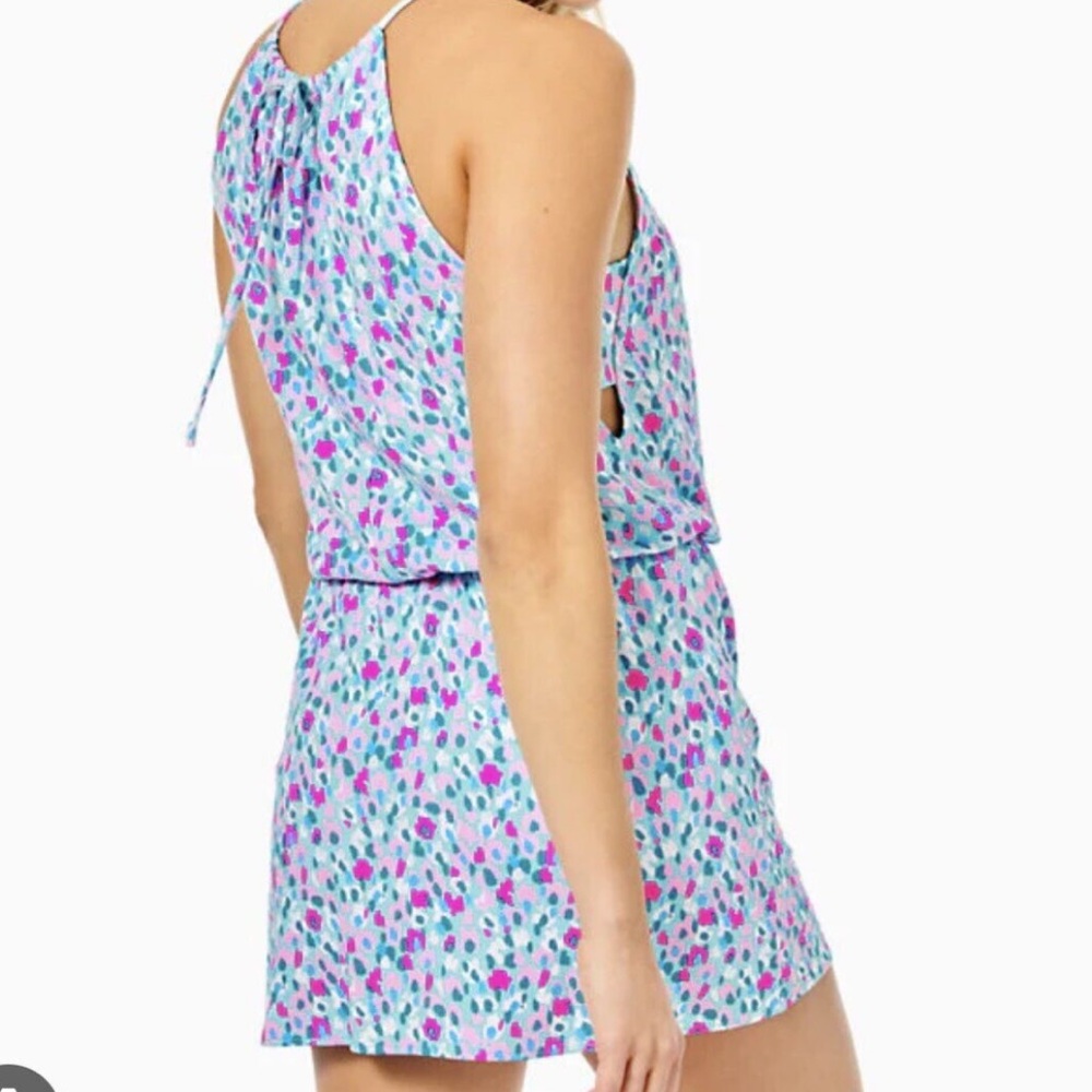 Lilly Pulitzer Vibrant Patterned Skort Romper